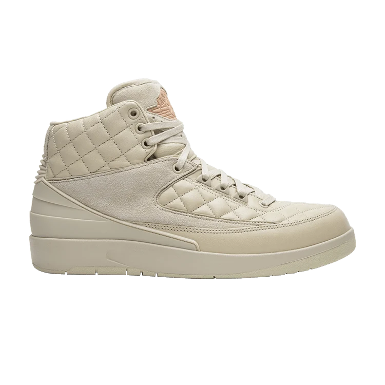 Jordan 2 Retro Just Don Beach Metallic Gold-University Red sneaker