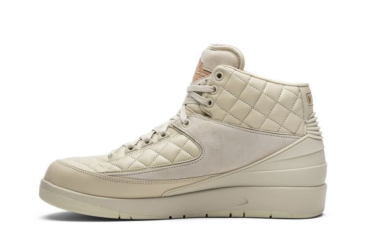 Jordan 2 Retro Just Don Beach Metallic Gold-University Red sneaker, foto 3