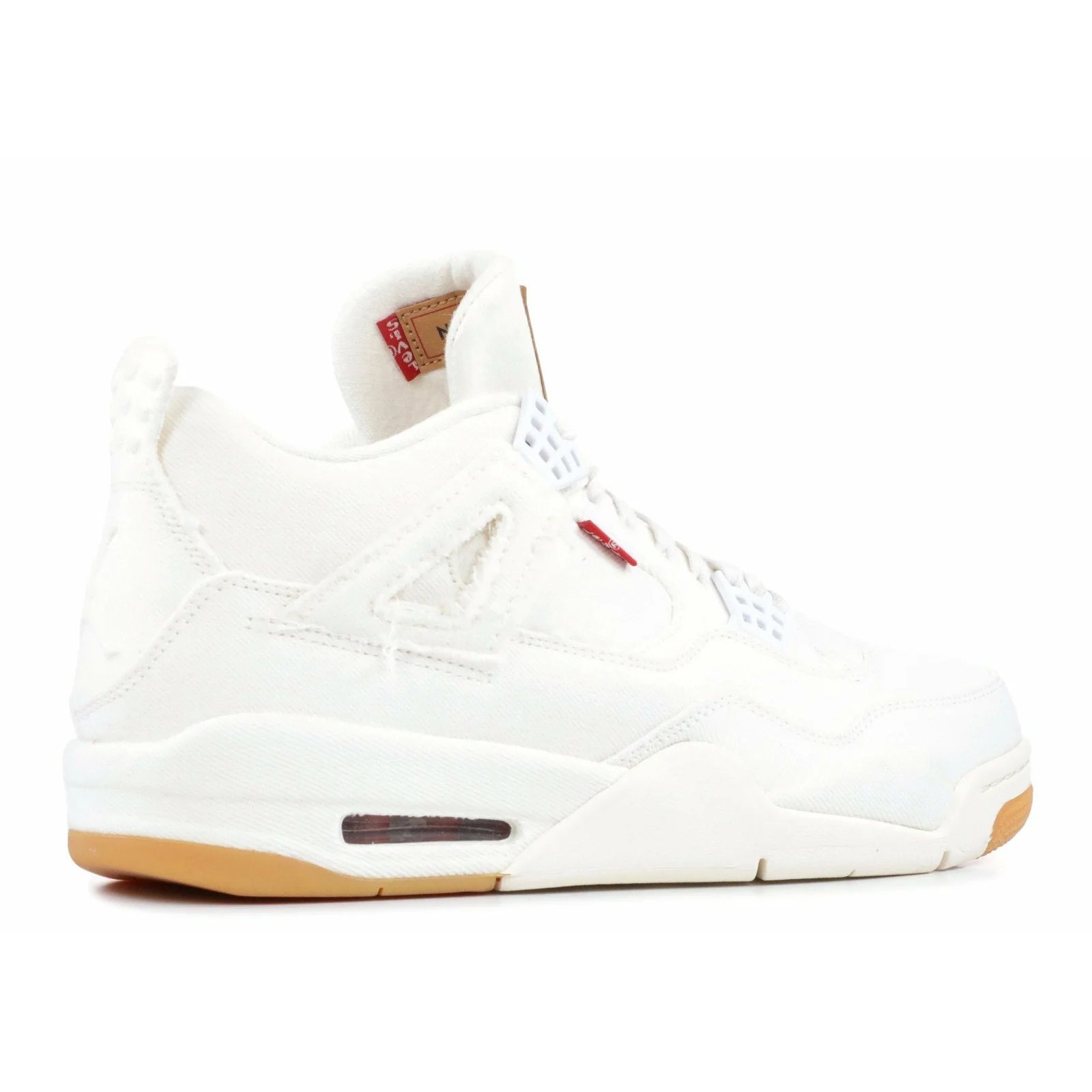 Levis X Air Jordan 4 Retro 'White Denim' (2018) White-White sneaker, foto 3