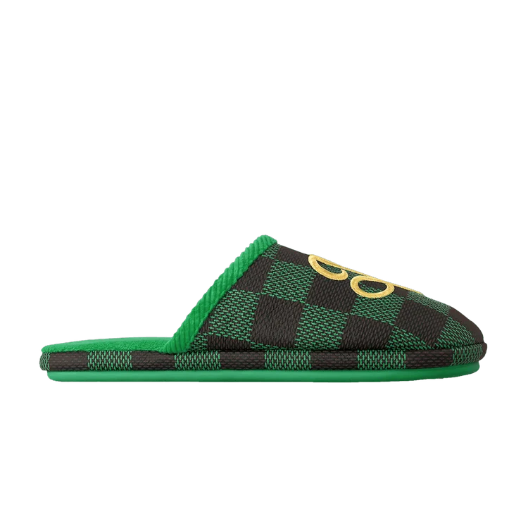 Louis Vuitton LV Palace Slipper Damier Pop Green