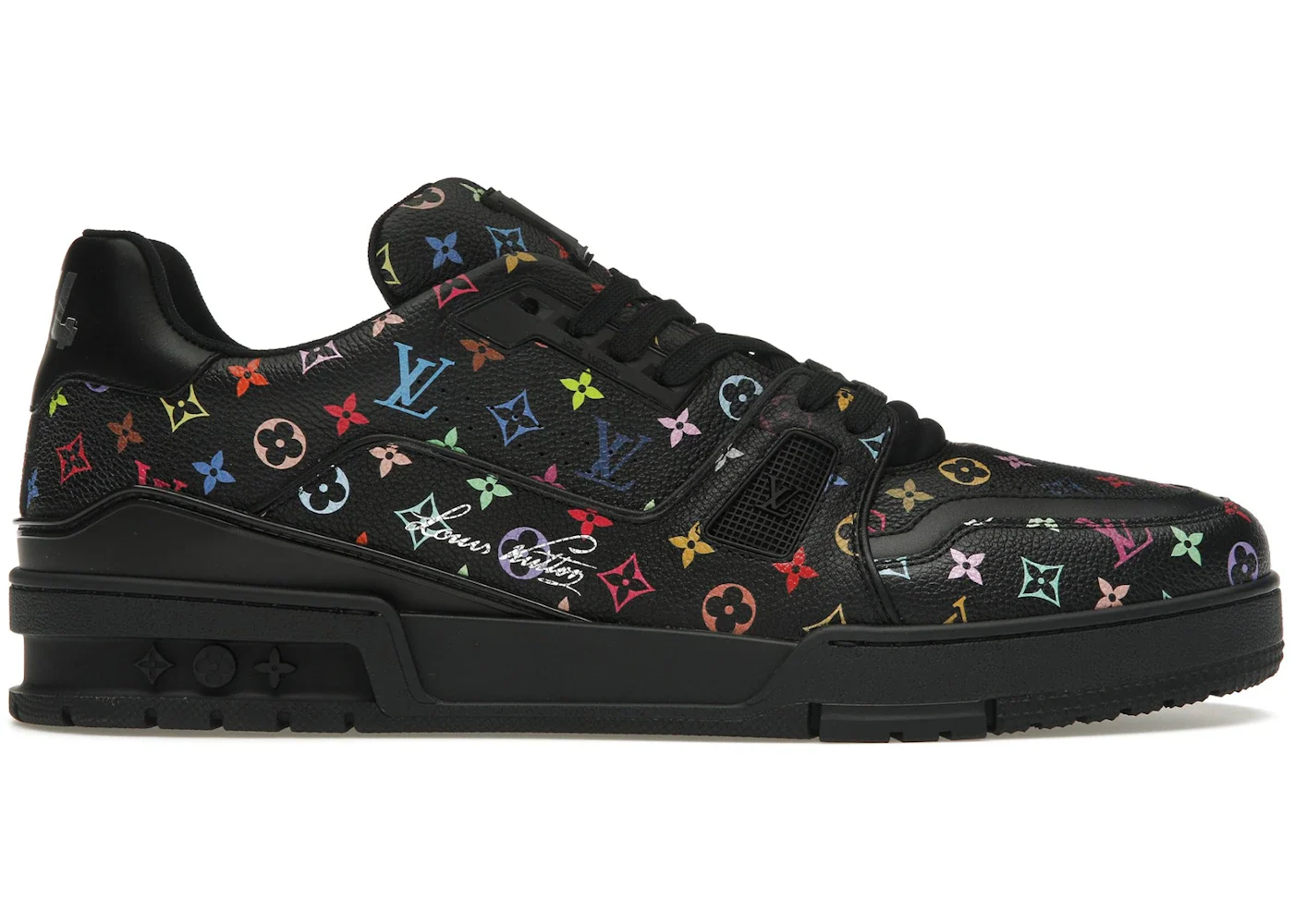 Louis Vuitton LV Trainer Takashi Murakami Black Multi sneaker