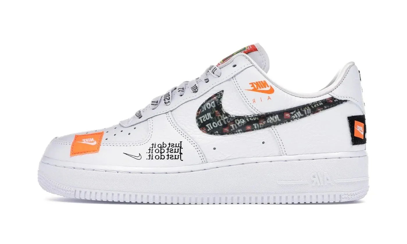 Nike Air Force 1 Low Just Do It Pack White/Black White-Black-Total Orange sneaker