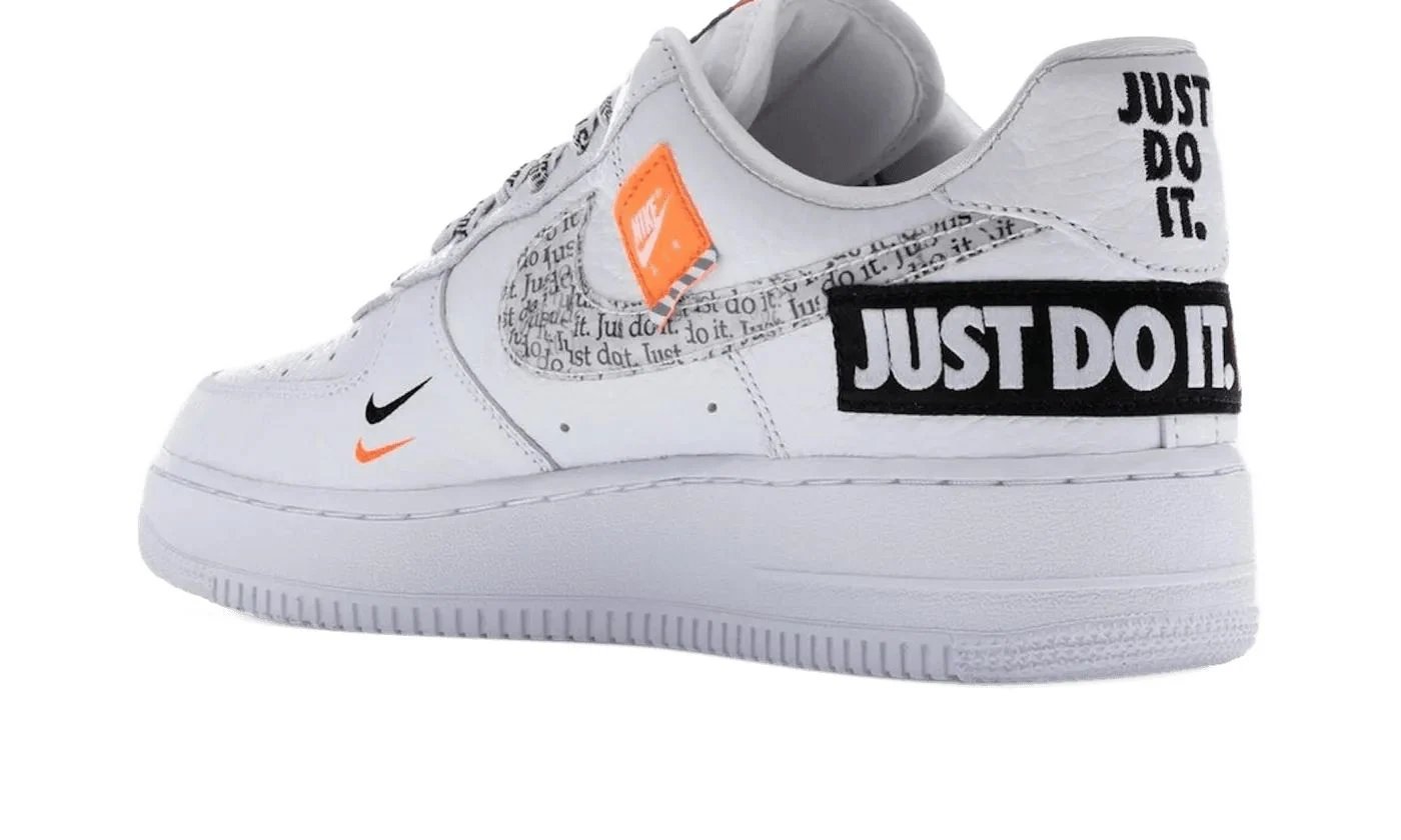 Nike Air Force 1 Low Just Do It Pack White/Black White-Black-Total Orange sneaker, foto 3