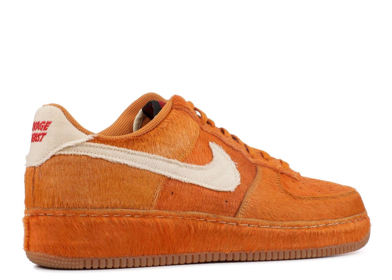 Nike Air Force 1 Low 'Savage Beast' (2009) Ginger / Overcast / Black sneaker, foto 3