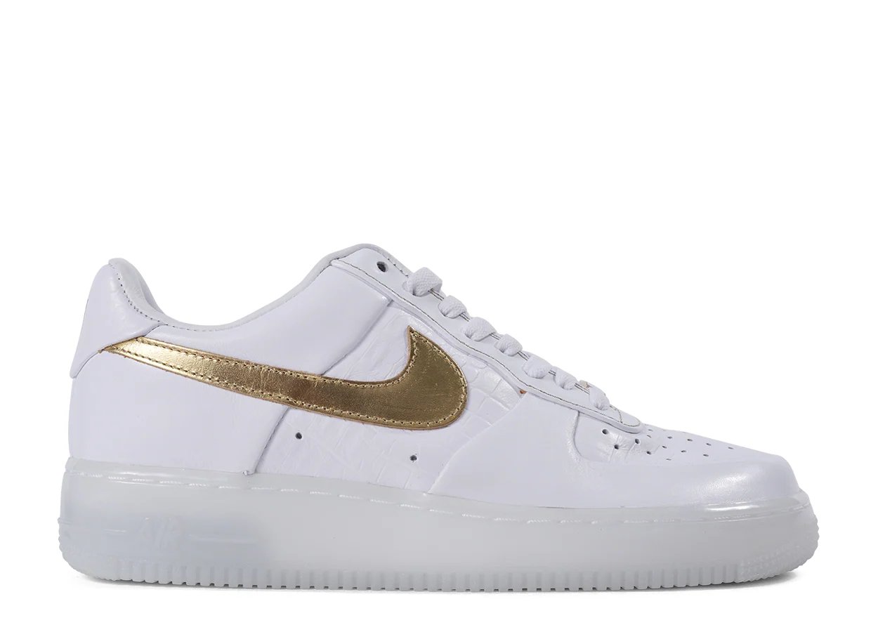 Nike Air Force 1 Low Supreme 'Rio Ferdinand' (2009) White / Metallic Gold-Unvrsty Bl sneaker