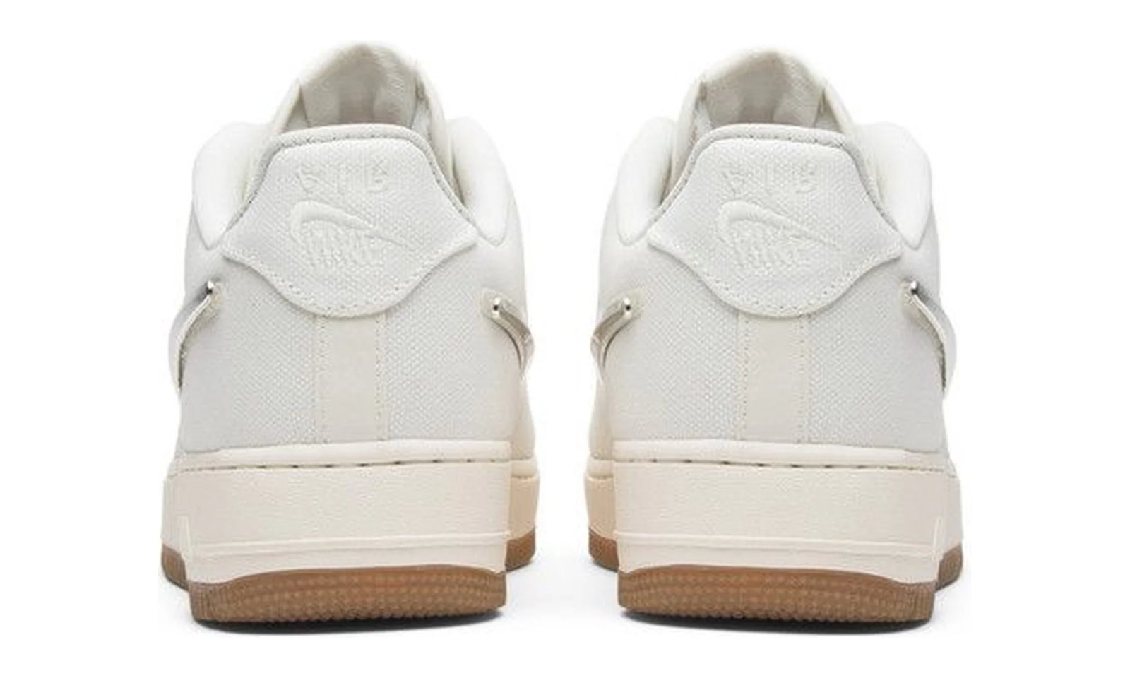 Nike Air Force 1 Low Travis Scott Sail Sail-Gum Light Brown sneaker, foto 3