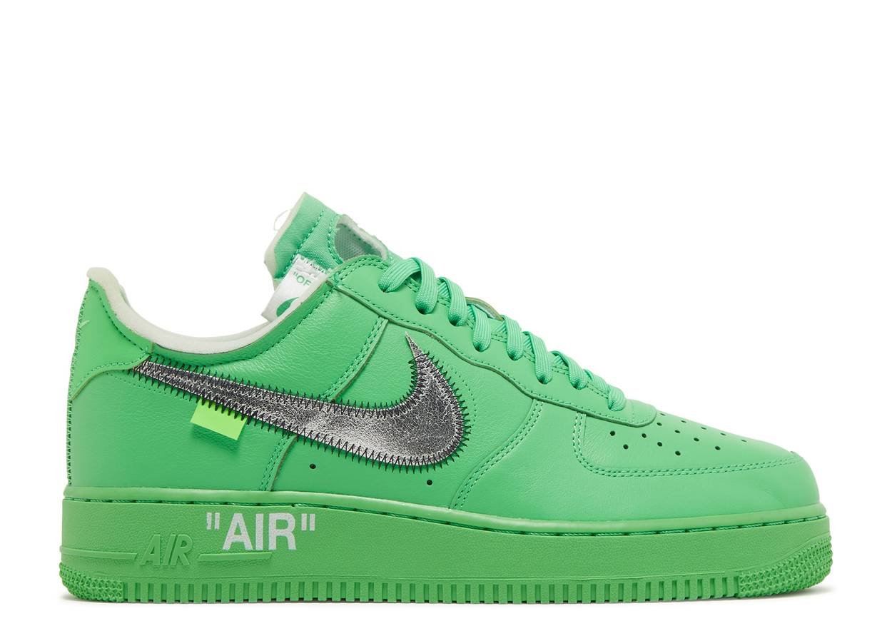 Nike Air Force 1 Low x Off-White "Brooklyn" Lt Green Spark / Silver sneaker