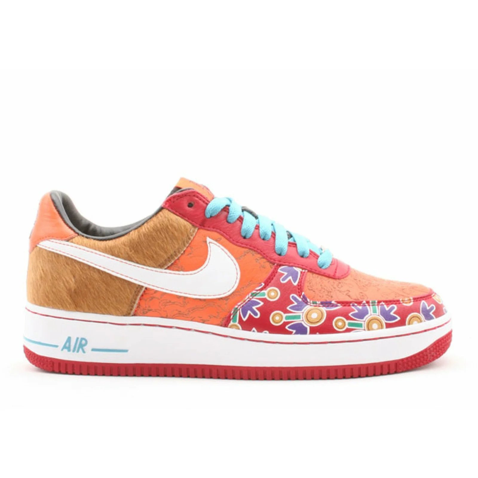 Nike Air Force 1 Premium Low 'Year Of The Dog' (2005) Varsity Red / White-Orange sneaker