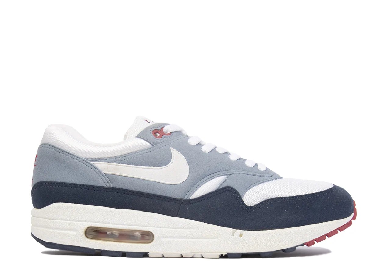 Nike Air Max 1 'Greystone' (2004) Obsidian / White / Grey Stone / Deep Red sneaker