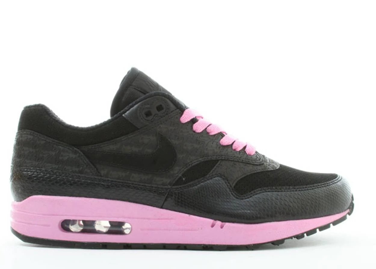 Nike Air Max 1 "Powerwall - Morning Glory" Black / Black sneaker