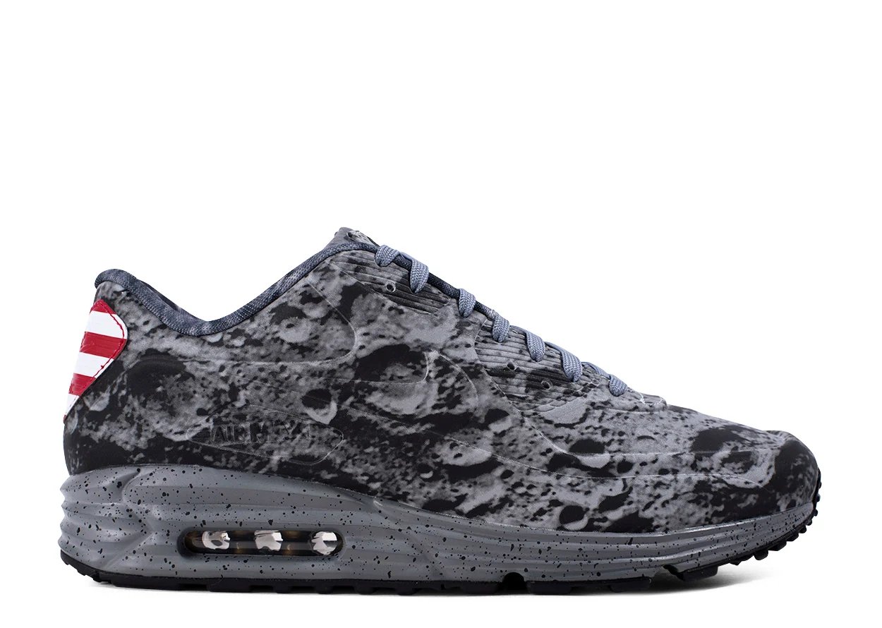 Nike Air Max Lunar 90 SP Moon Landing (2014) Reflective Silver / Reflective Silver / Metallic Glow sneaker