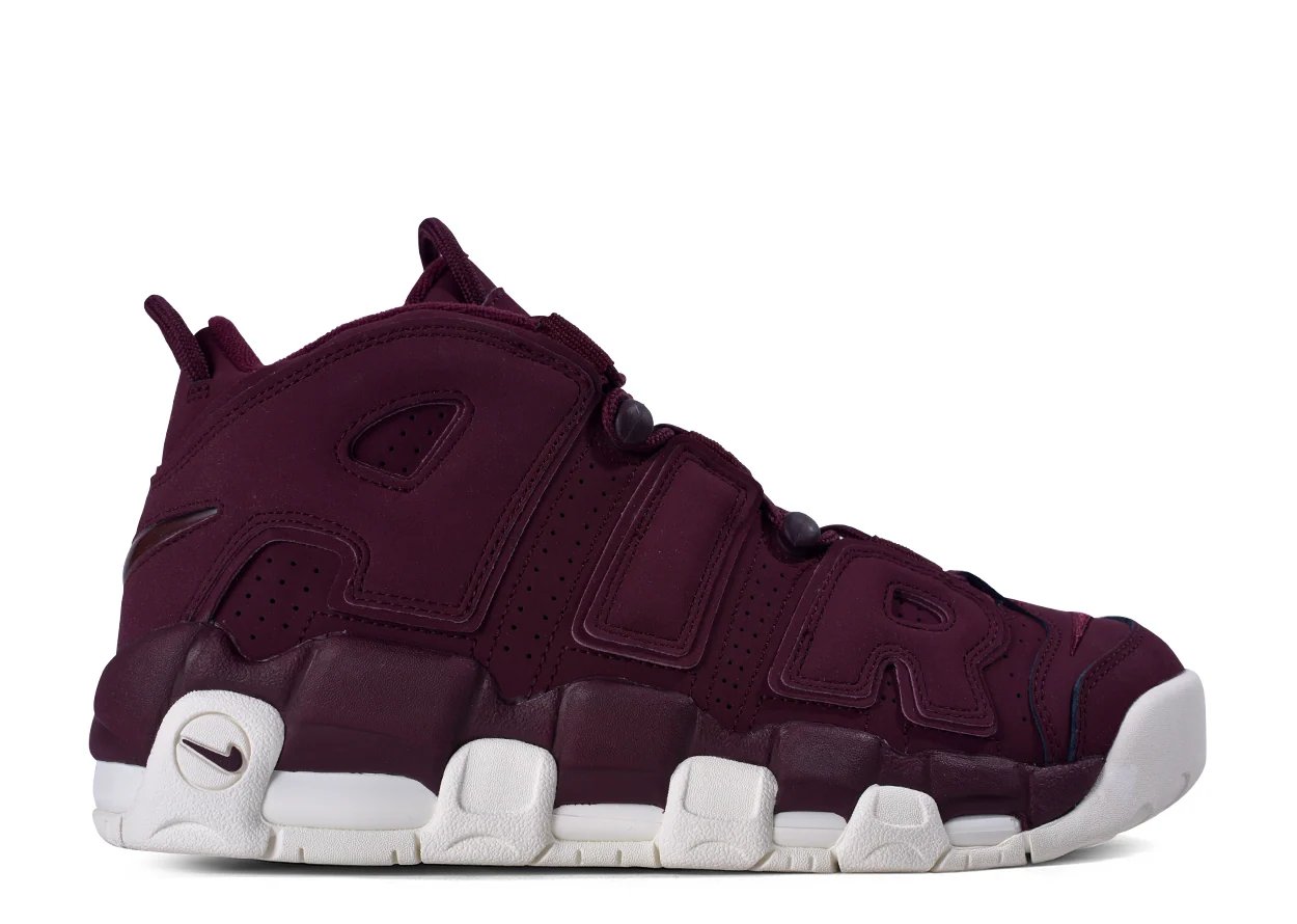 Nike Air More Uptempo QS 'Bordeaux' (2017) Midnight Maroon / Midnight Maroon-Sail sneaker