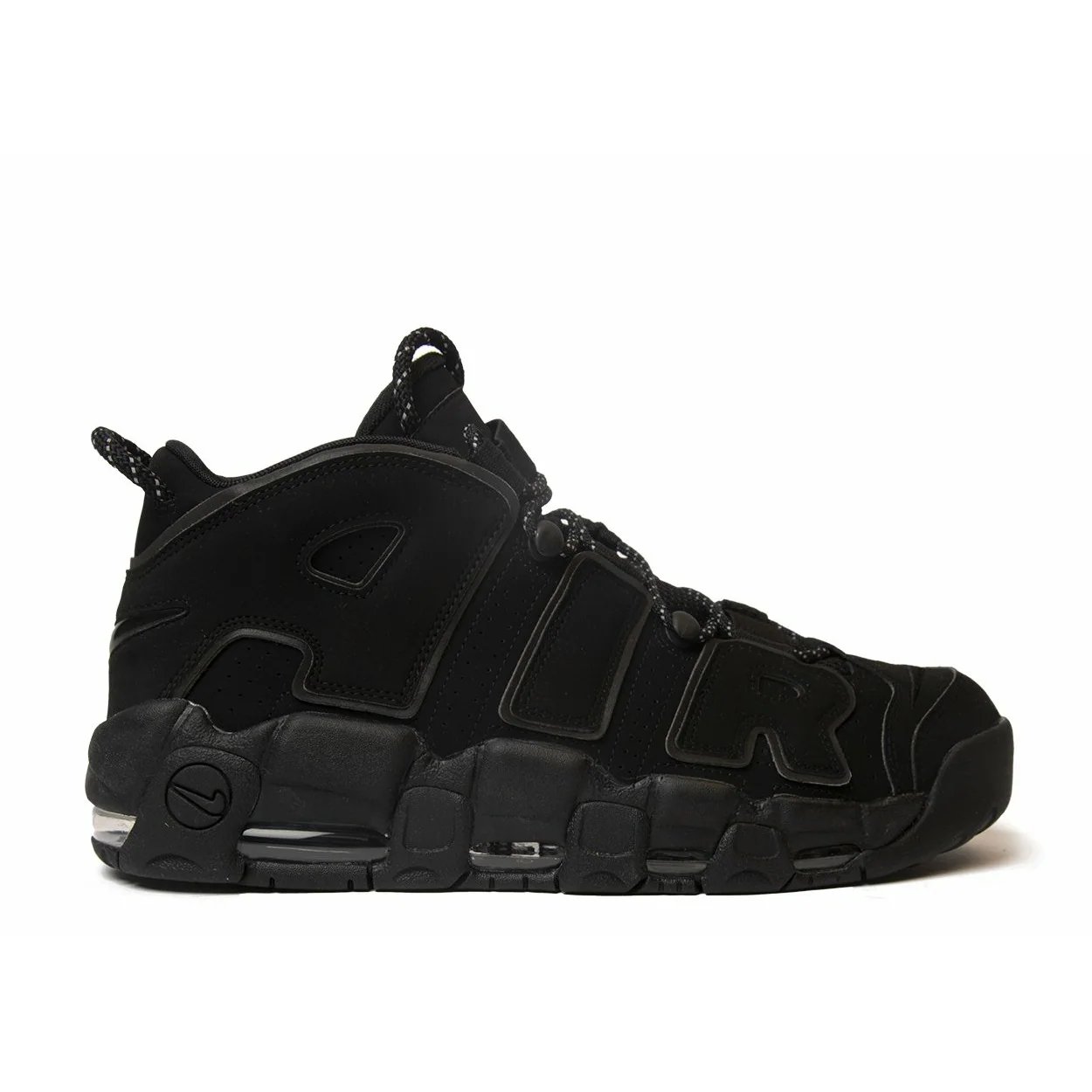 Nike Air More Uptempo 'Reflective' (2017) Black / Black-Black sneaker