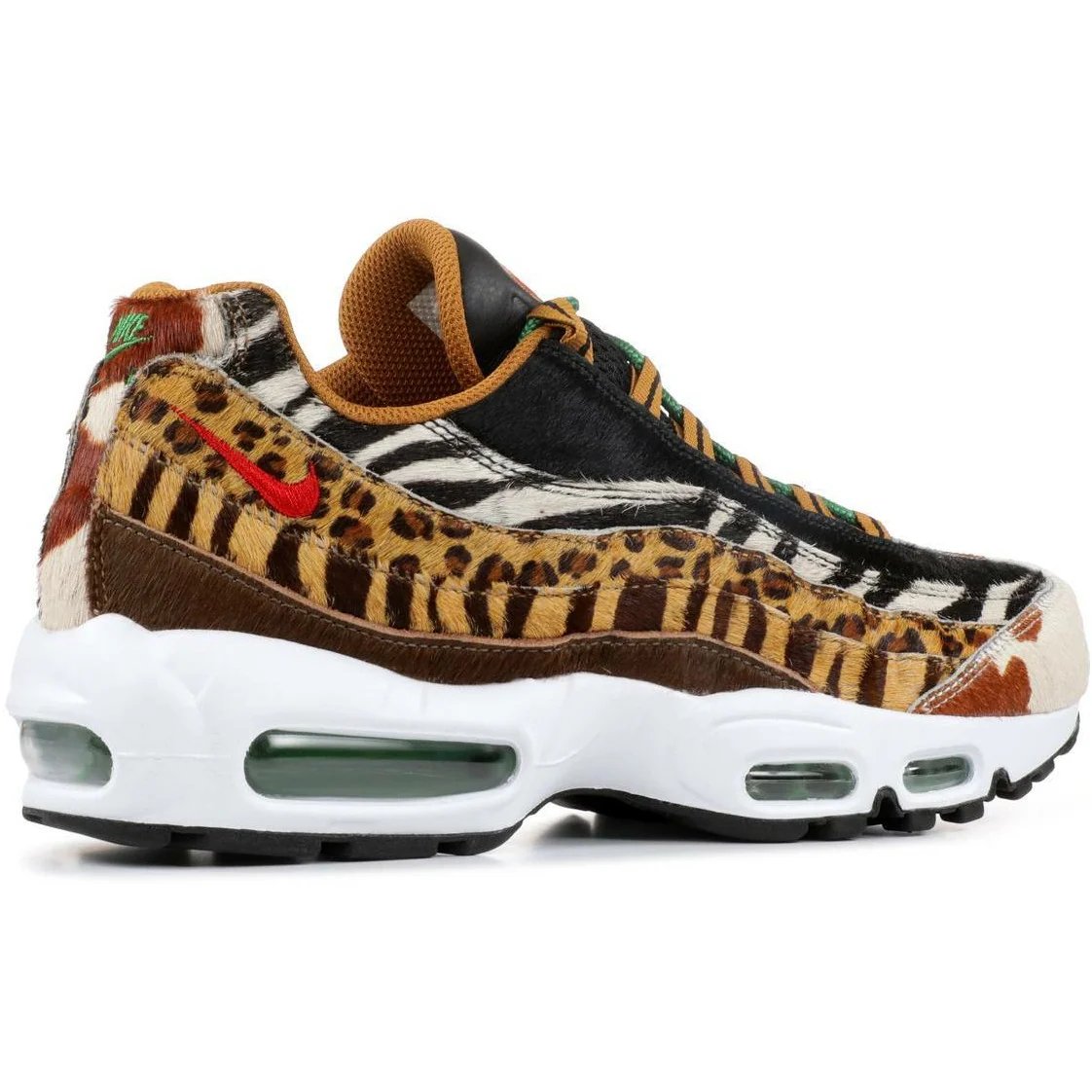 Nike Atmos X Air Max 95 DLX Animal Pack (2018) Pony / Sport Red-Black-Classic Green sneaker, foto 3