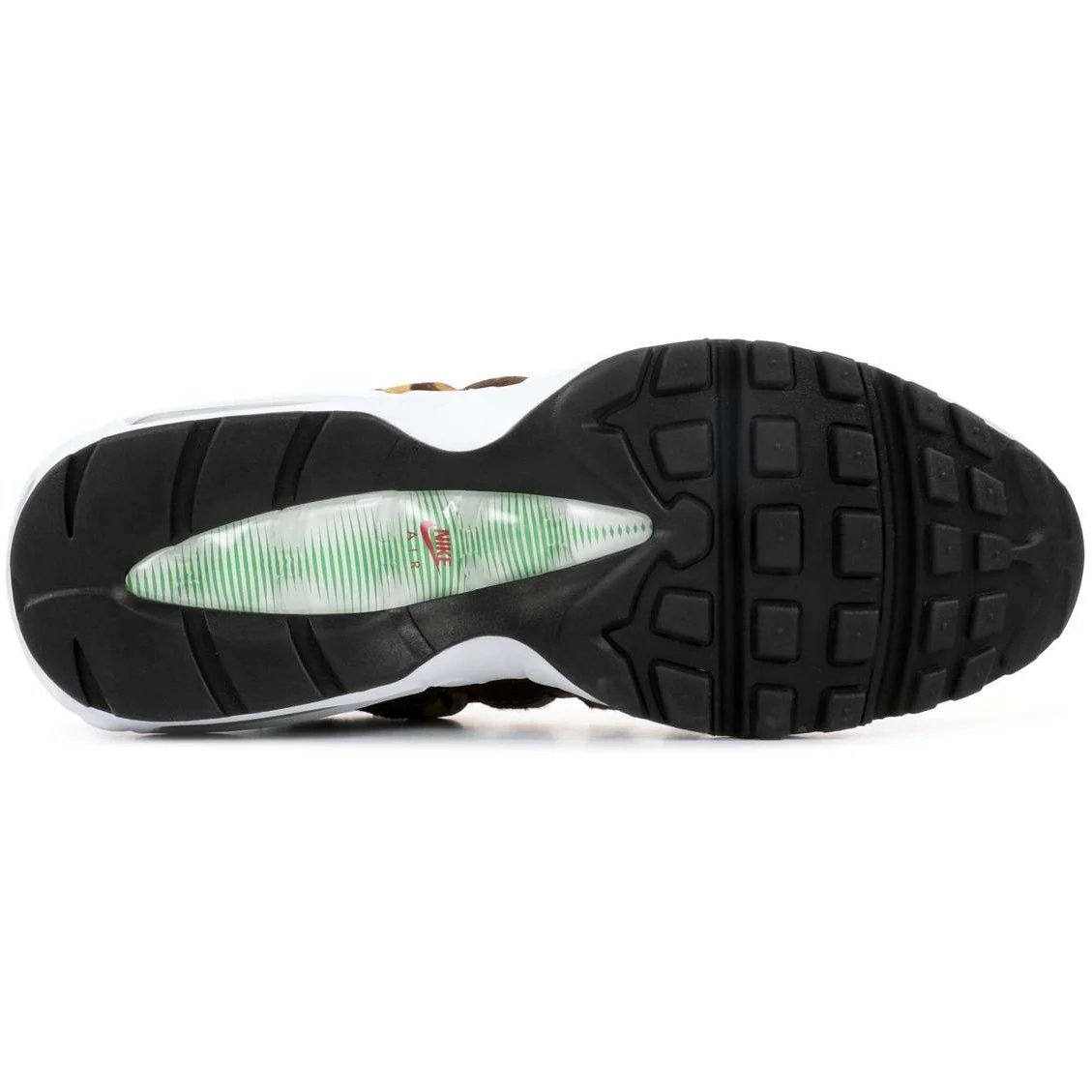 Nike Atmos X Air Max 95 DLX Animal Pack (2018) Pony / Sport Red-Black-Classic Green sneaker, foto 4
