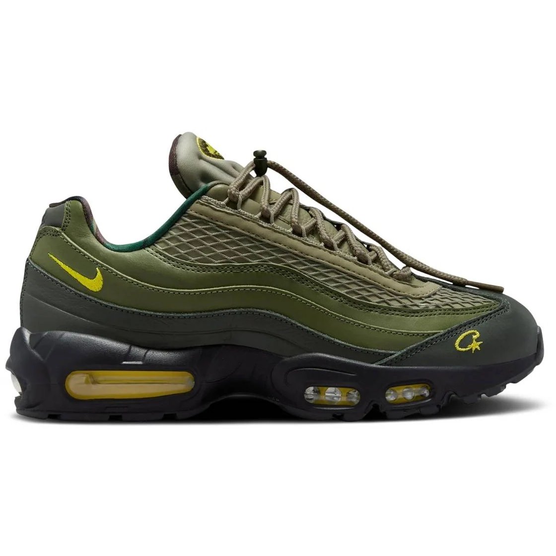 Nike Corteiz x Air Max 95 SP 'Rules The World - Gutta Green' Sequoia / Tour Yellow / Black sneaker