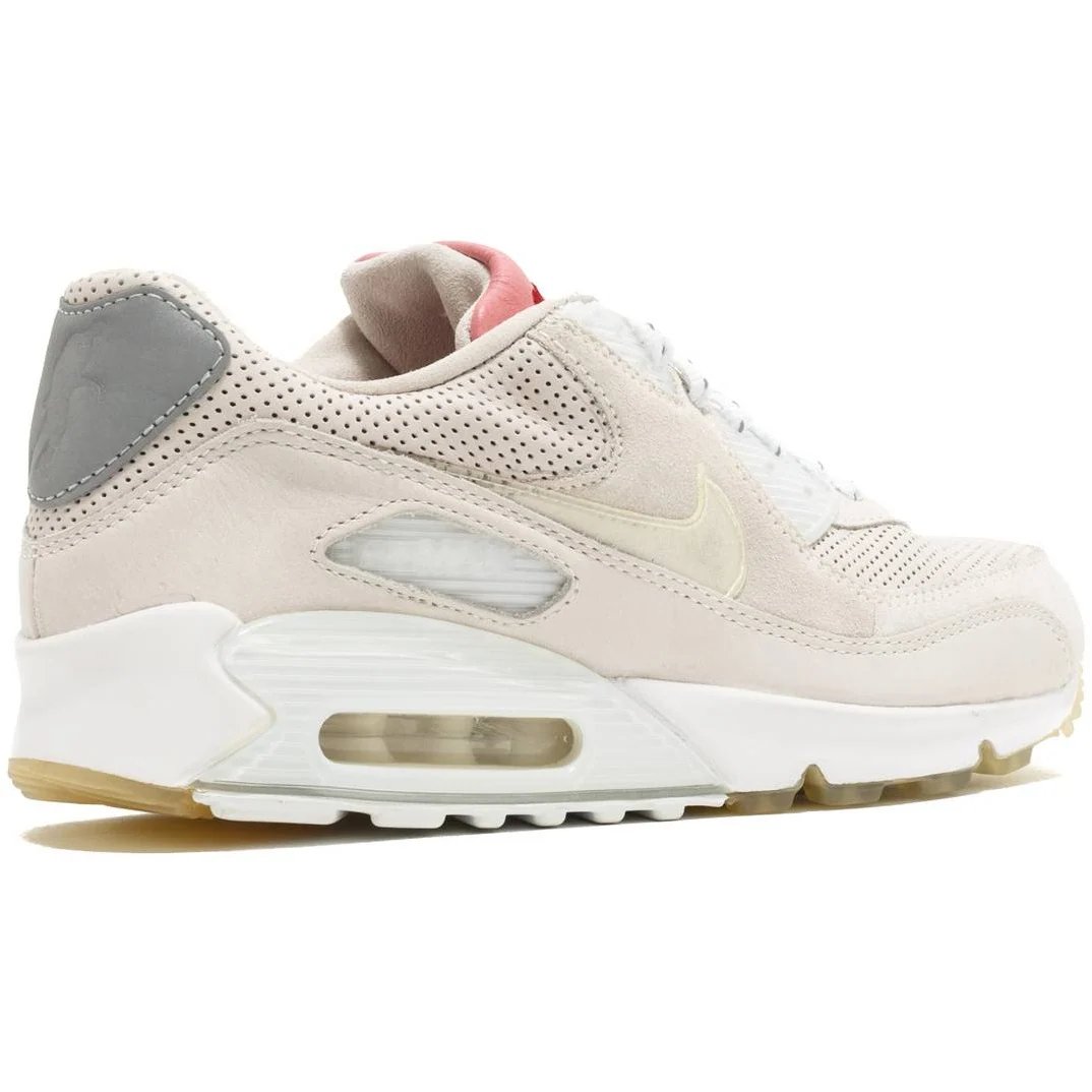 Nike Dizzee Rascal X Air Max 90 Premium 'Tongue N Cheek' (signed box) (2009) White / Clear-Metallic Silver-Chalk sneaker, foto 3