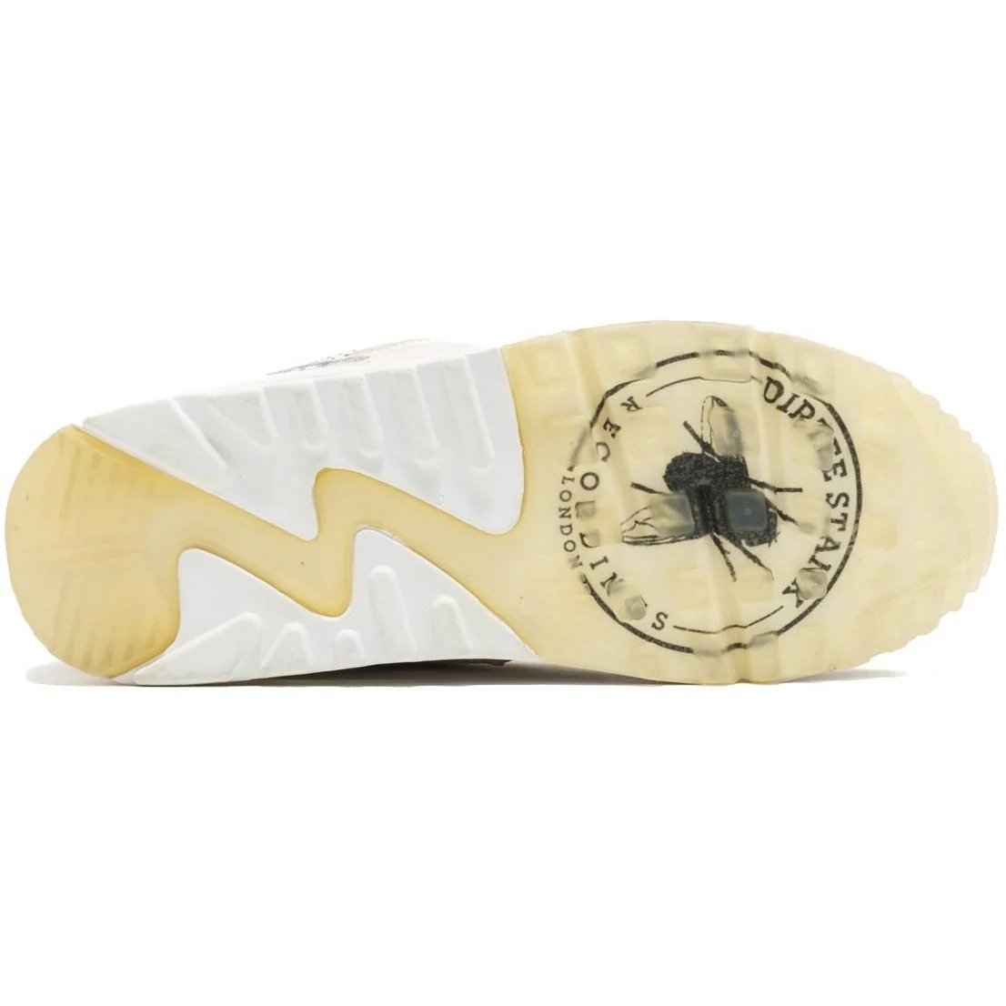 Nike Dizzee Rascal X Air Max 90 Premium 'Tongue N Cheek' (signed box) (2009) White / Clear-Metallic Silver-Chalk sneaker, foto 4