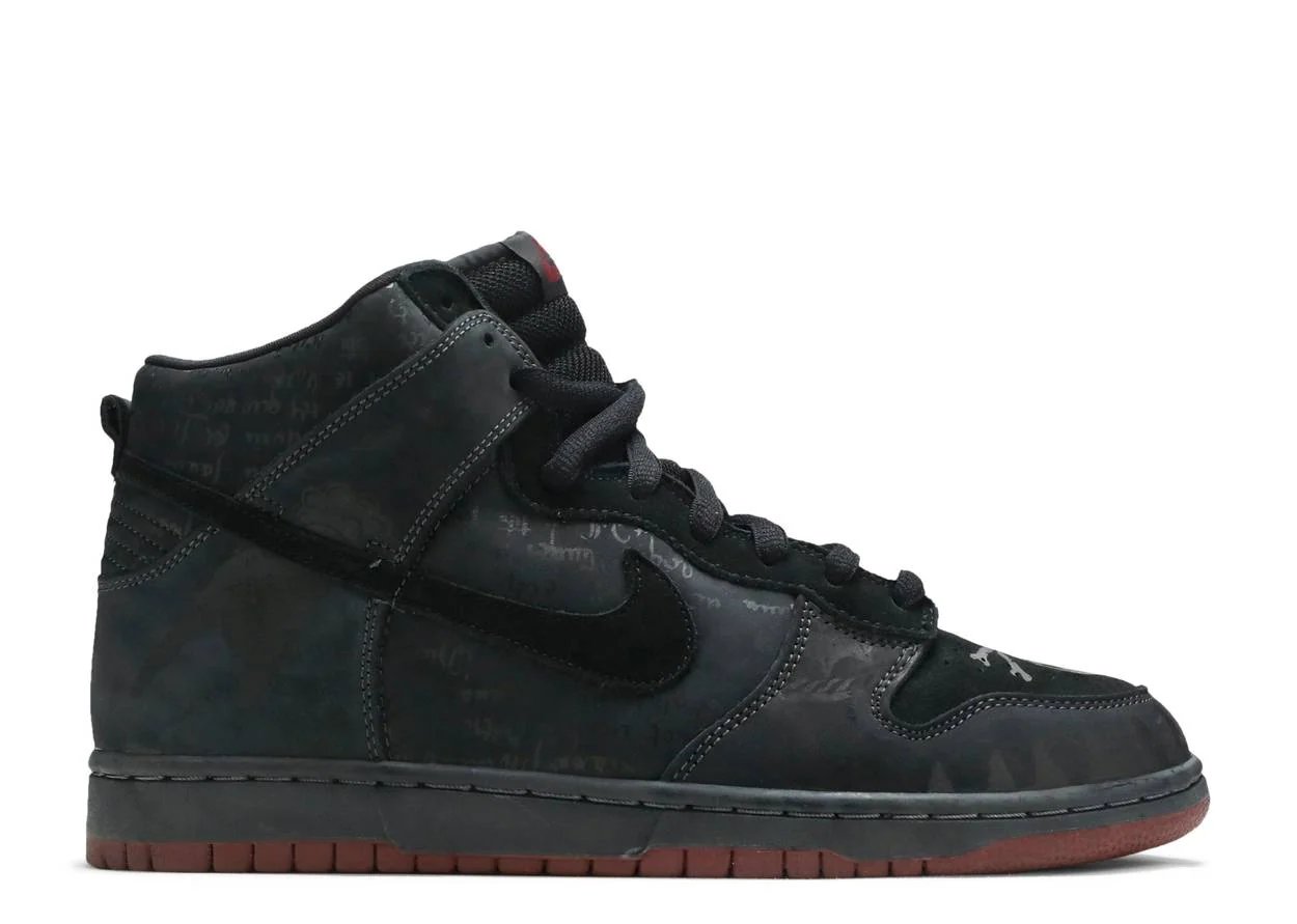 Nike Dunk High Pro Sb "Melvins" Dark Charcoal / Black sneaker