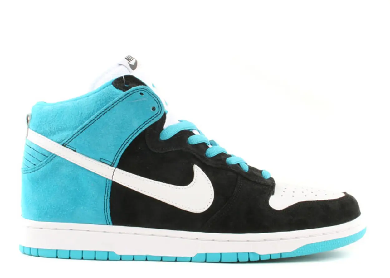 Nike Dunk High Pro Sb "Send Help Black / White-Blue Reef sneaker