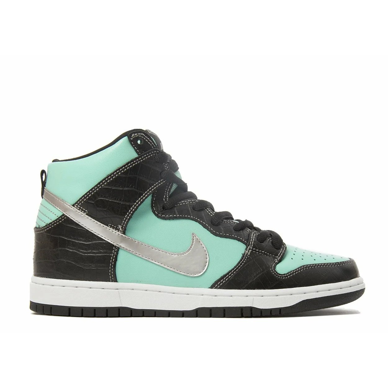 Nike Dunk SB High Diamond Supply Co. 'Tiffany' (2014) Aqua / Chrome-Black sneaker