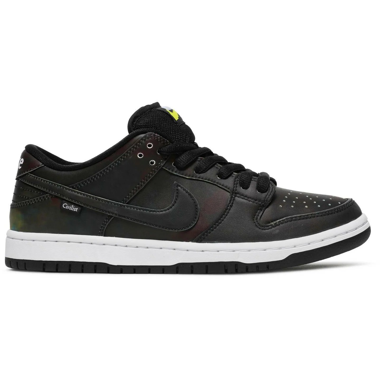 Nike Dunk SB Low Pro QS 'Civilist' (2020) Black / Black / Black sneaker
