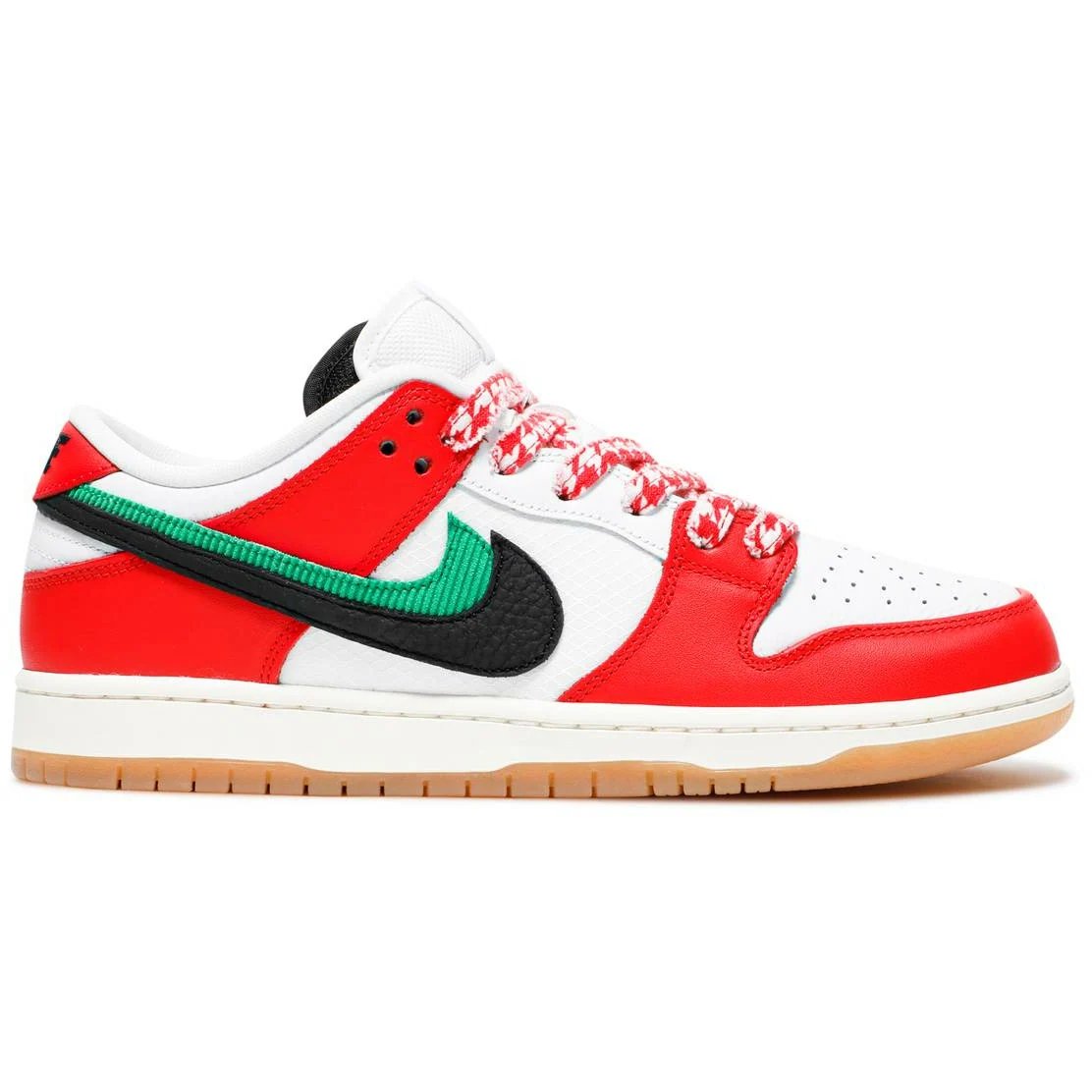 Nike Frame Skate x Dunk Low SB 'Habibi' (2020) Chile Red / White / Lucky Green / Black sneaker