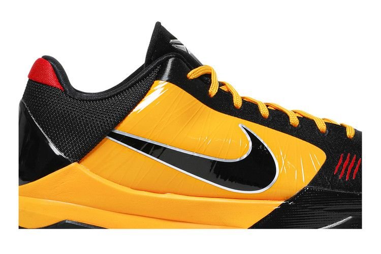 Nike Kobe 5 Protro Bruce Lee Del Sol / Metallic Silver-Comet Red-Black sneaker, foto 2