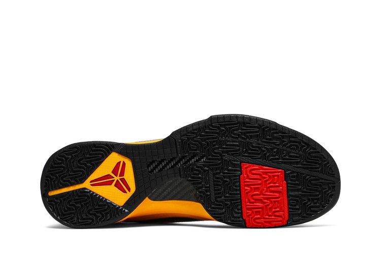 Nike Kobe 5 Protro Bruce Lee Del Sol / Metallic Silver-Comet Red-Black sneaker, foto 4