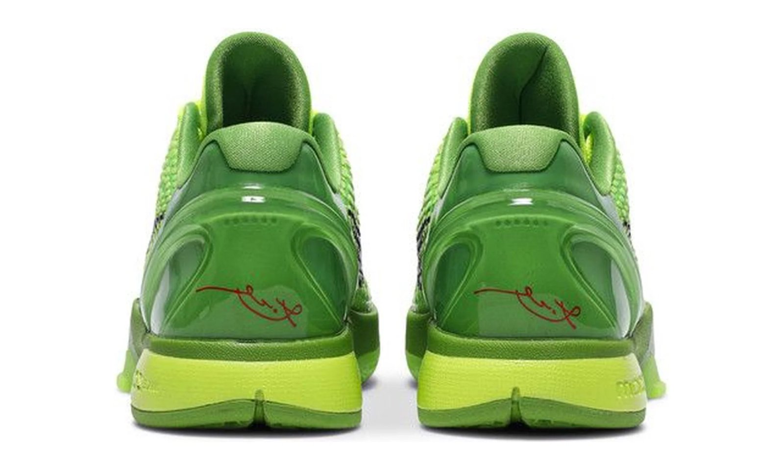 Nike Kobe 6 Protro Grinch (2020) Black / University Gold-White-Court Purple sneaker, foto 3