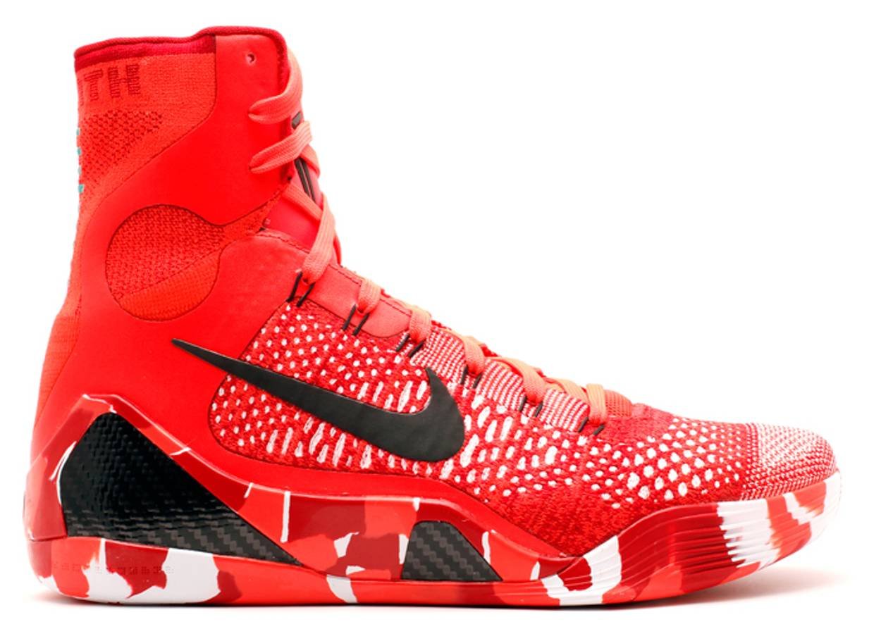Nike Kobe Ix 9 Elite "Christmas" Brght Crimson / Black-White sneaker