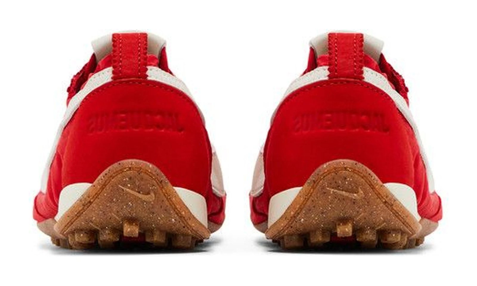 Nike Moon Shoe SP Jacquemus University Red Cashmere / Bicycle Yellow / Gum Light Brown / Storm Blue / Hydrogen Blue sneaker, foto 3