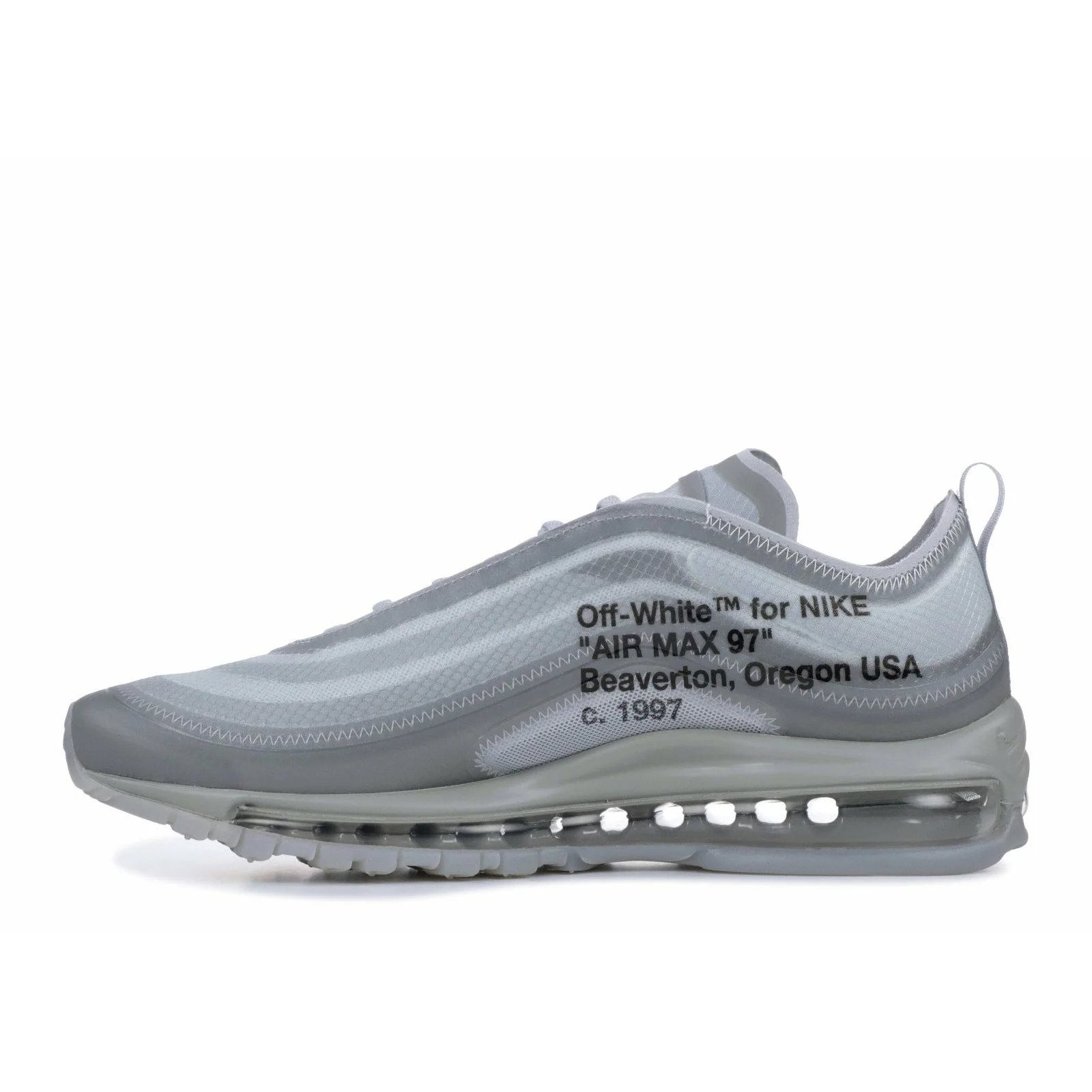 Nike Off-White X Air Max 97 OG 'Menta' (2018) Menta-Wolf-Grey-White sneaker, foto 4