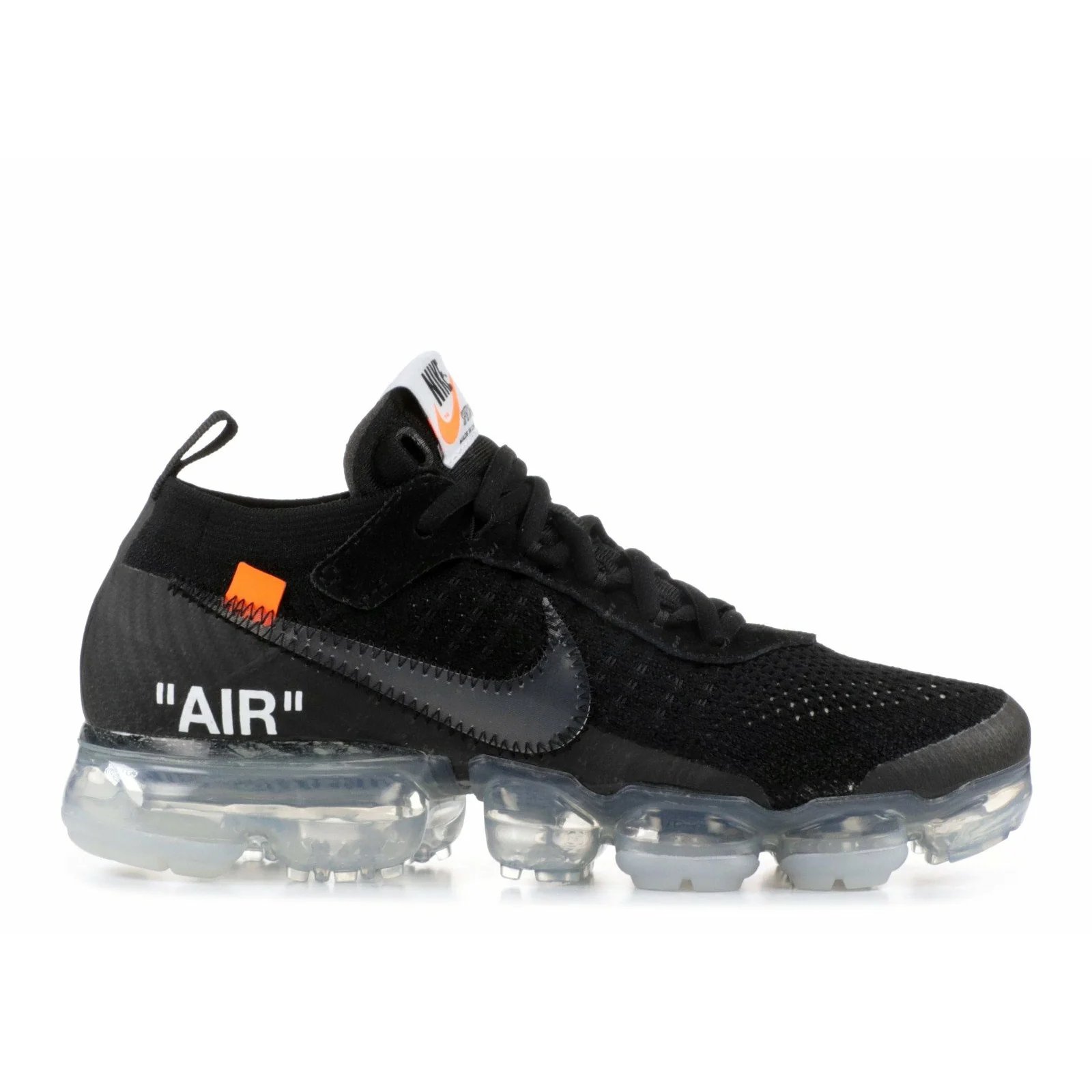 Nike Off-White X Air Vapormax 2.0 'Black' (2018) Total Orange-Clear sneaker