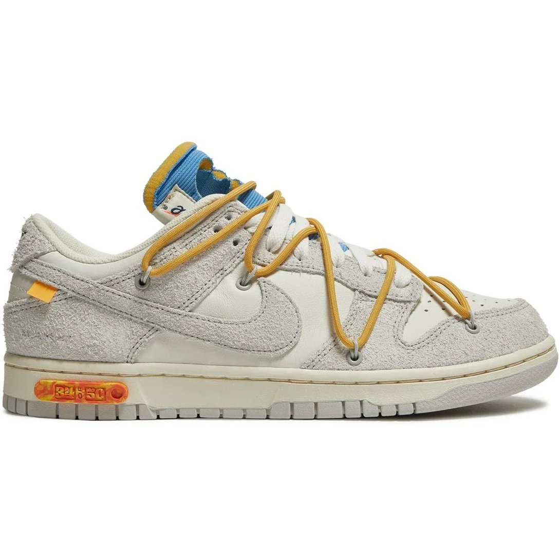Nike Off-White X Dunk Low 'Lot 34' (2021) Sail / Neutral Grey / Light Ginger sneaker