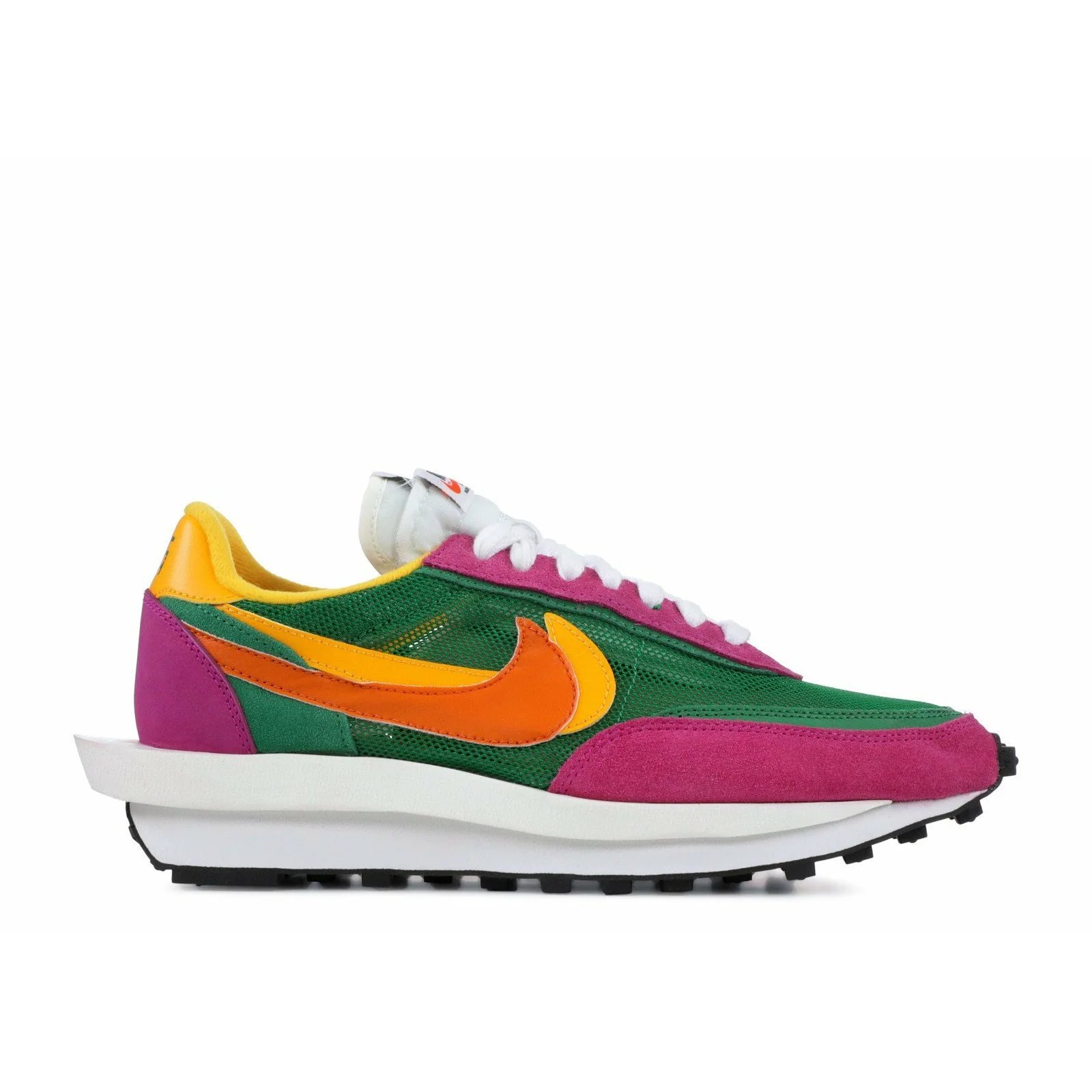 Nike Sacai X LDWaffle 'Pine Green' (2019) Clay Orange-Del Sol sneaker