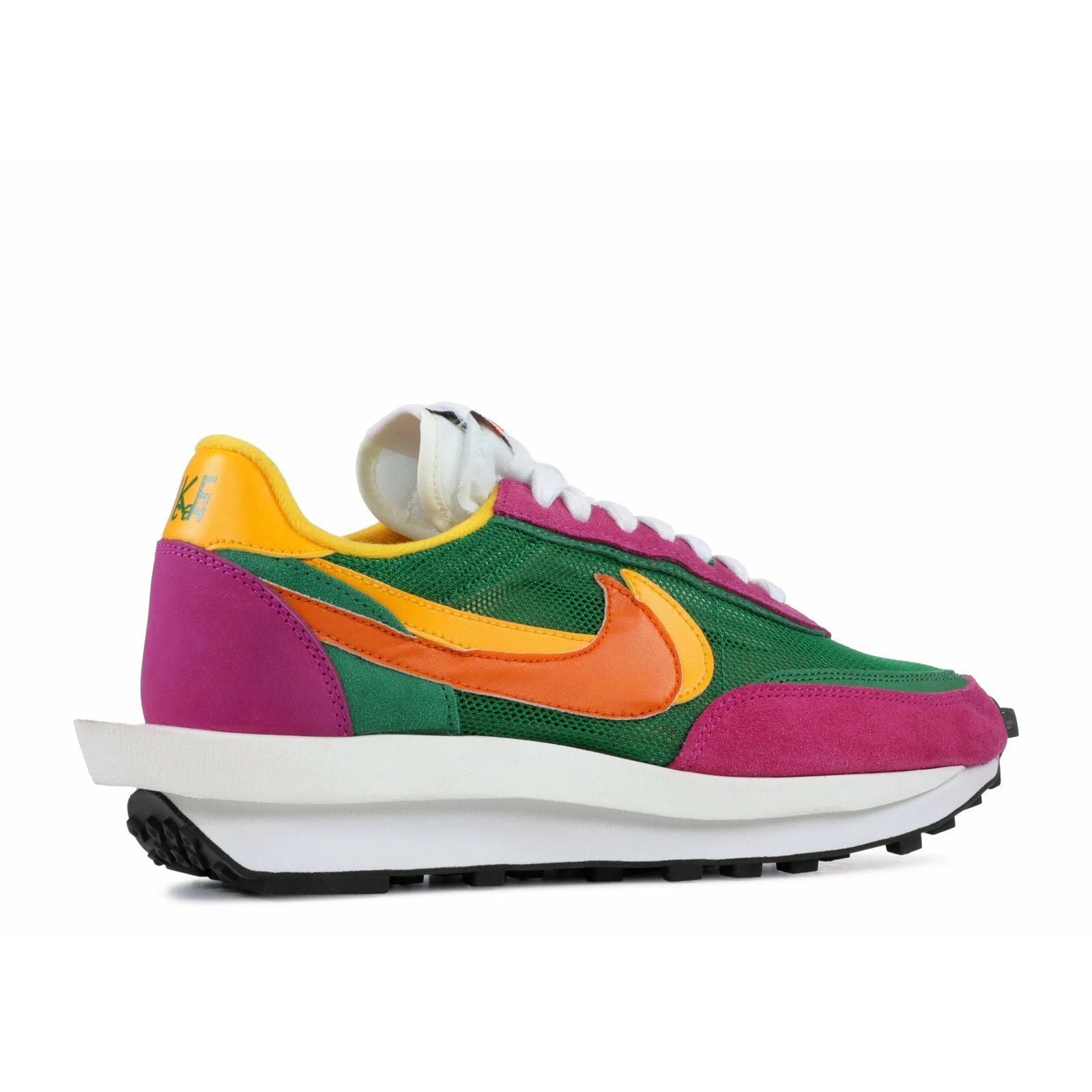 Nike Sacai X LDWaffle 'Pine Green' (2019) Clay Orange-Del Sol sneaker, foto 3