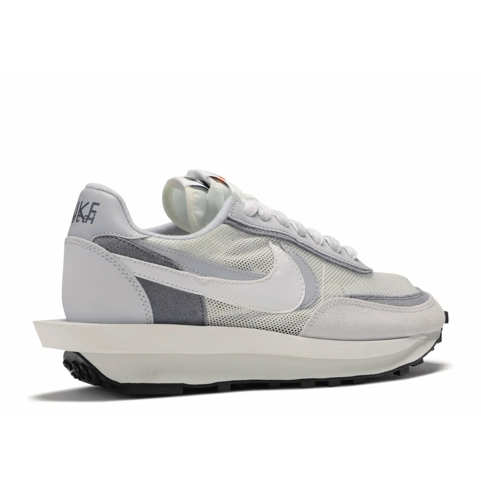 Nike Sacai X LDWaffle 'Summit White' (2019) White-Wolf Grey sneaker, foto 3