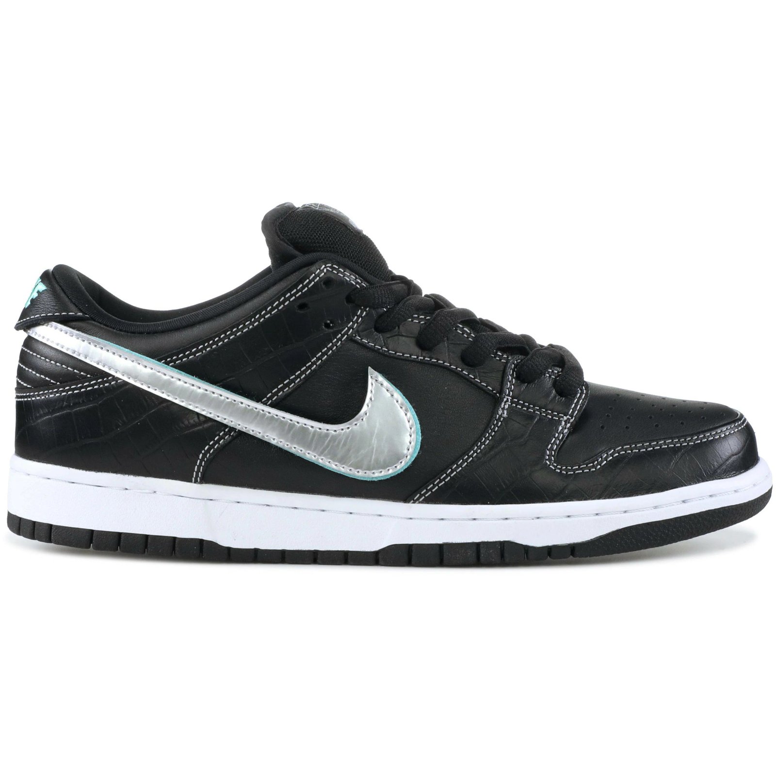 Nike SB Dunk Low Pro OG QS 'Diamond' (2018) Black / Chrome-Black sneaker