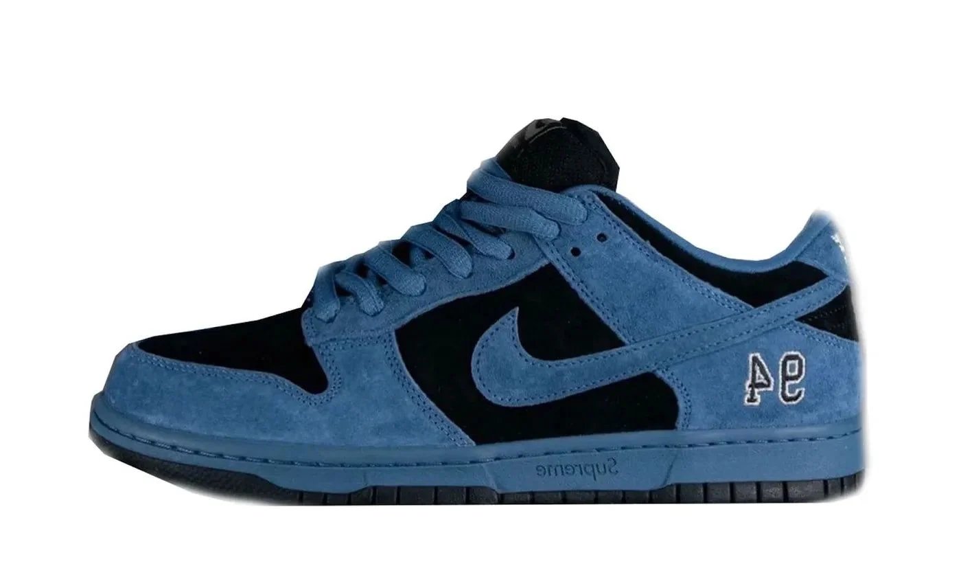 Nike SB Dunk Low Supreme 94 Ocean Fog Black sneaker