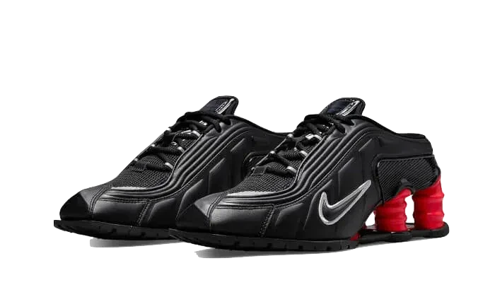Nike Shox MR4 Mule Martine Rose Black Metallic Silver-Comet Red sneaker, foto 2