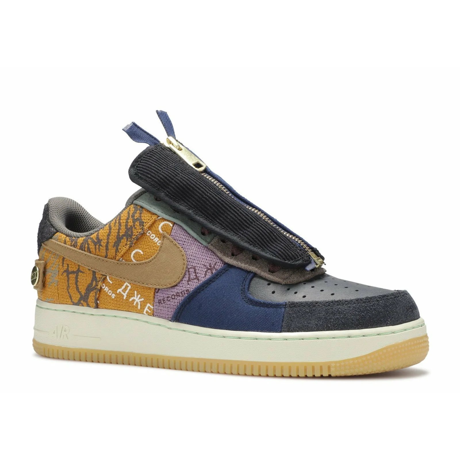 Nike Travis Scott X Air Force 1 Low 'Cactus Jack' Multi-Colour / Muted Bronze sneaker, foto 2