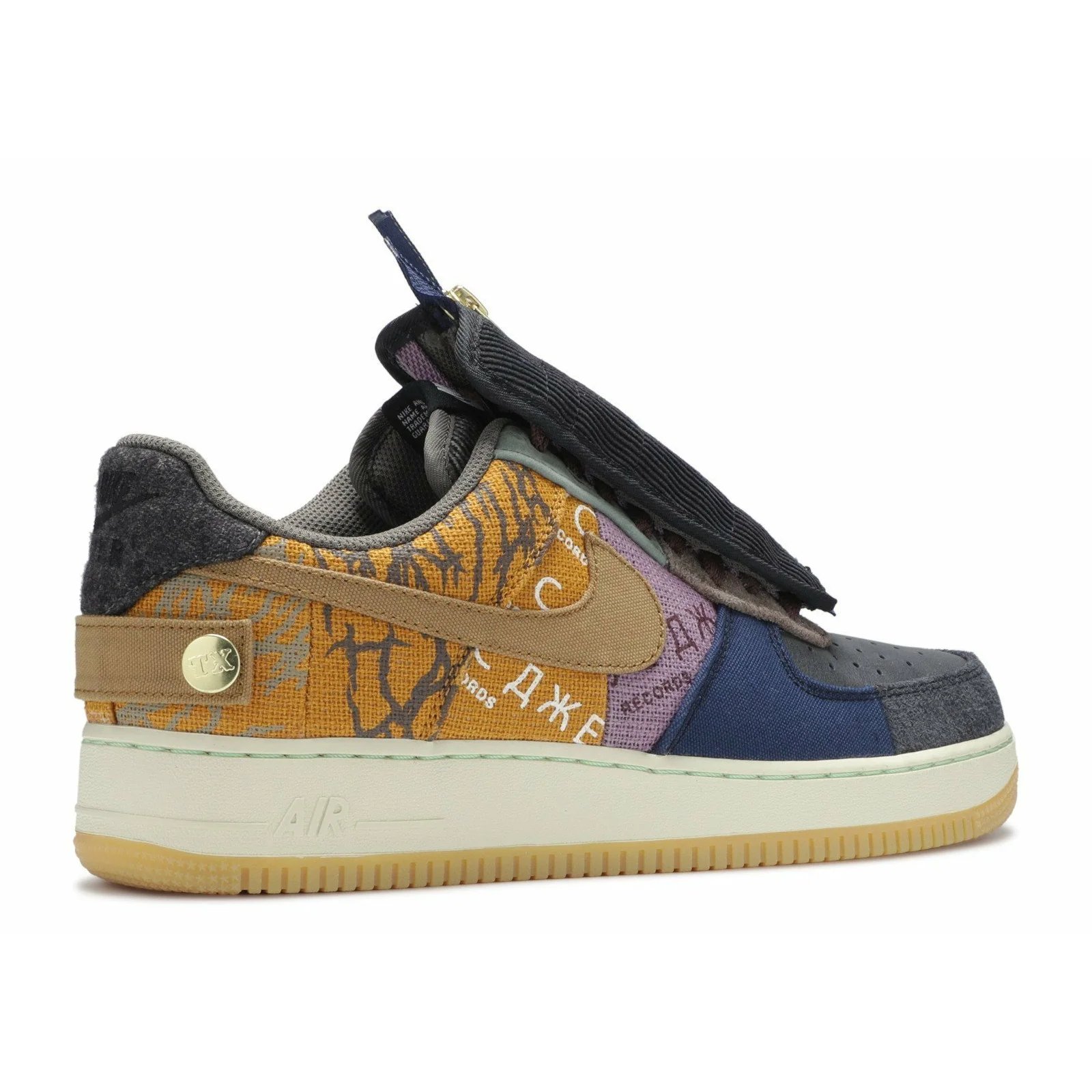 Nike Travis Scott X Air Force 1 Low 'Cactus Jack' Multi-Colour / Muted Bronze sneaker, foto 3