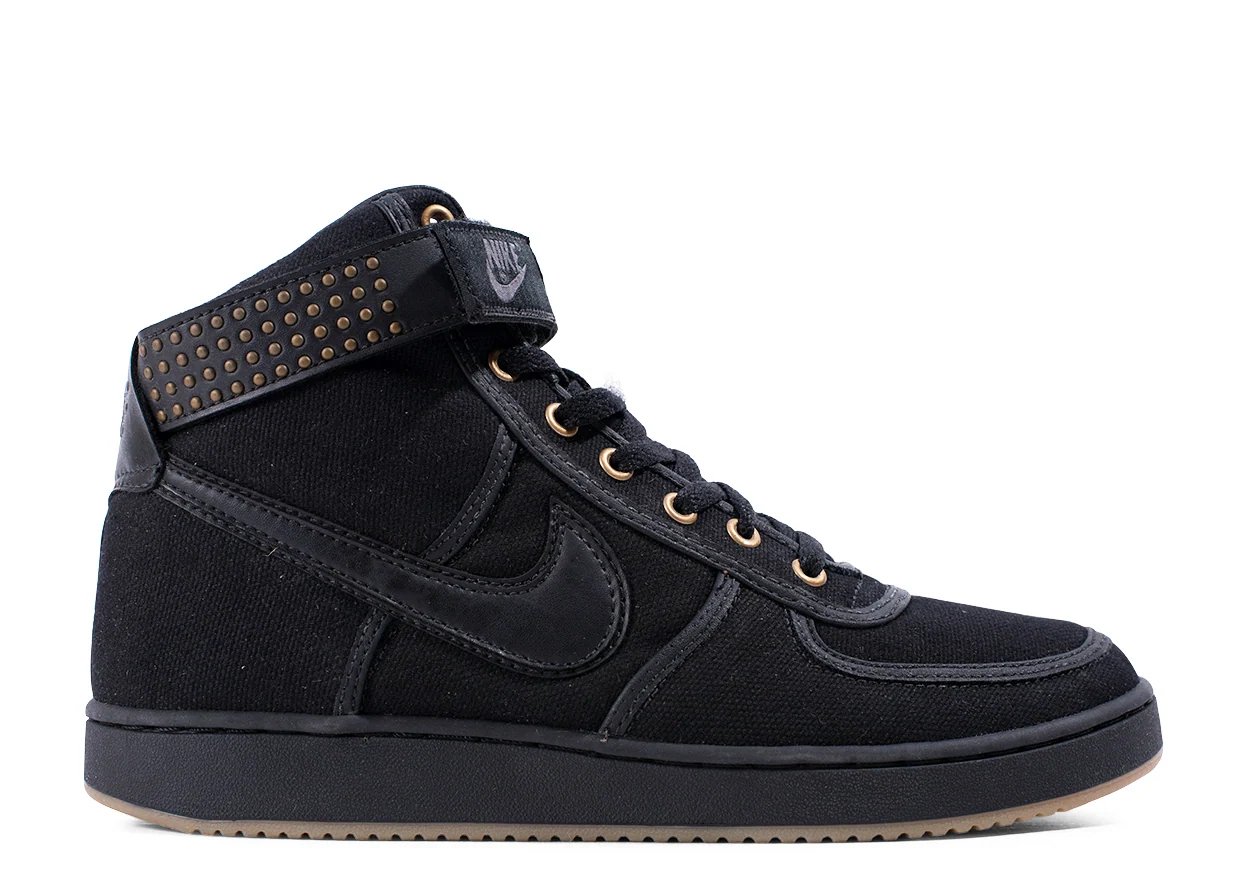 Nike Vandal High Canvas 'Jim Morrison' (Sample) Black / Black-Chrome sneaker
