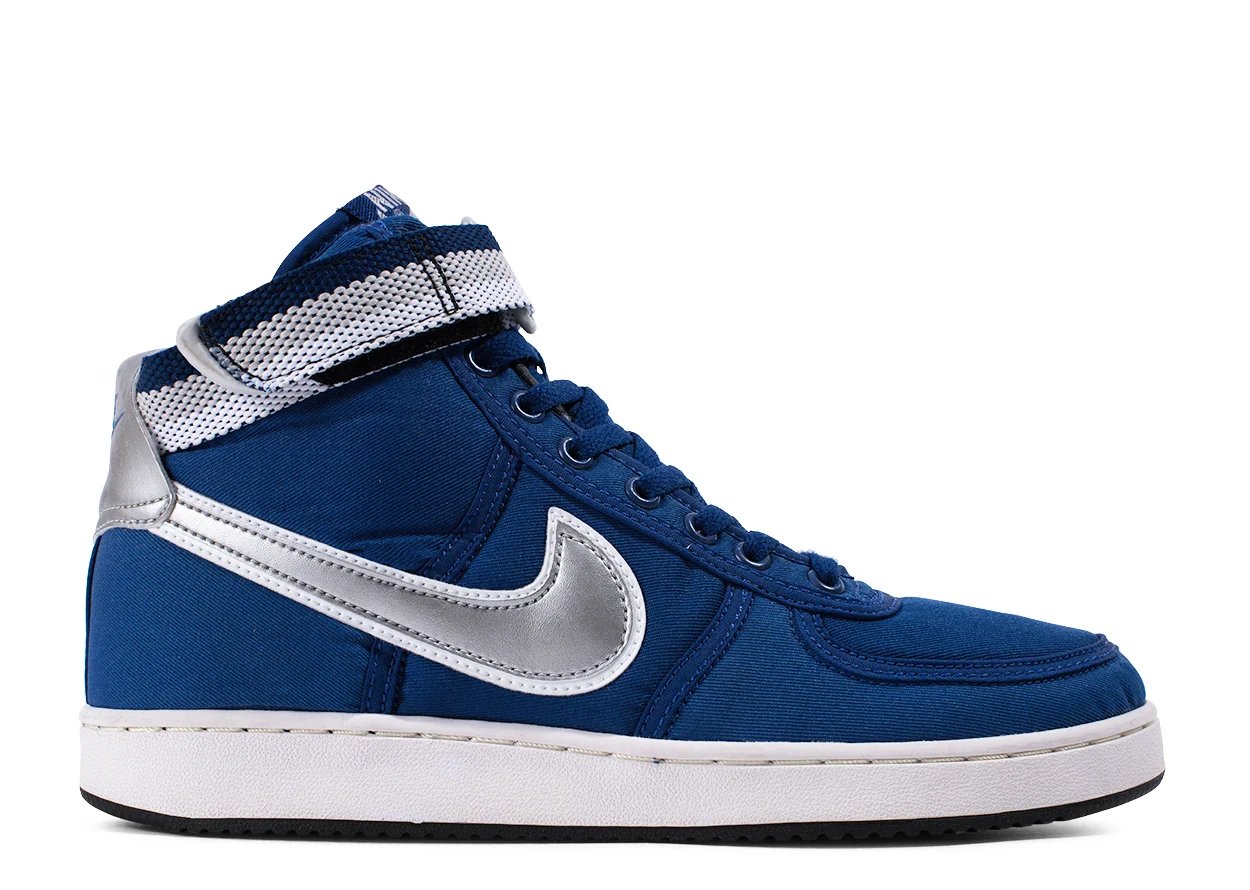 Nike Vandal High Supreme 'Deep Royal Blue' Metallic Silver-Black sneaker