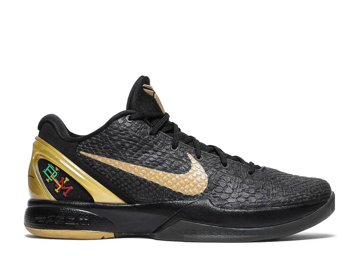 Nike Zoom Kobe 6 "Black History Month" Metallic Gold sneaker