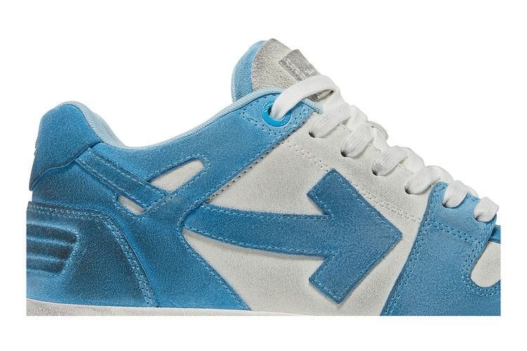 OFF-WHITE OOO Low Out Of Office Suede White Light Blue sneaker, foto 2