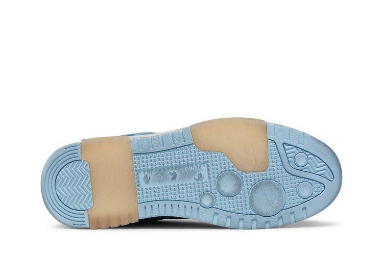 OFF-WHITE OOO Low Out Of Office Suede White Light Blue sneaker, foto 4