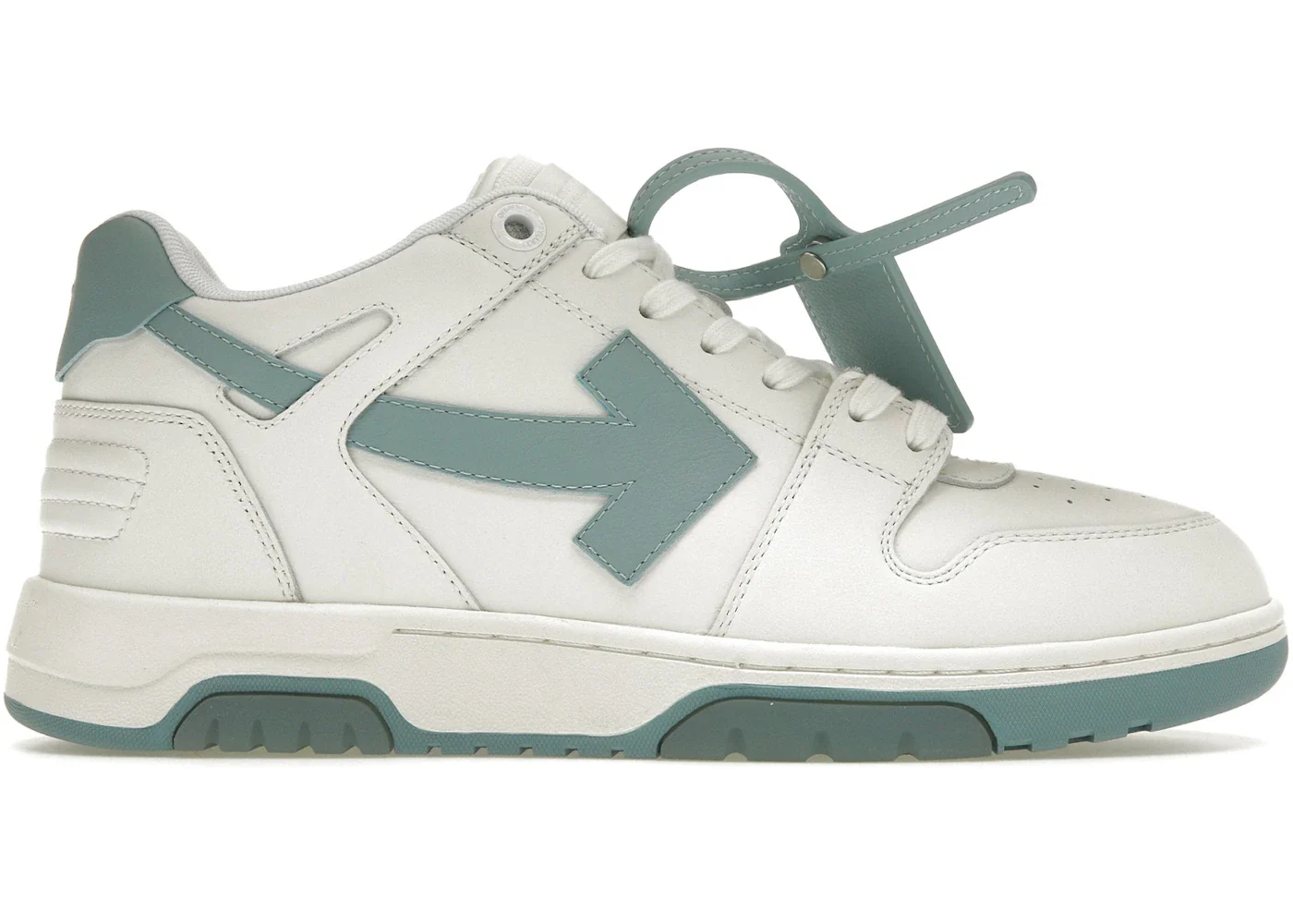 OFF-WHITE Out Of Office OOO Low Tops White Celadon sneaker