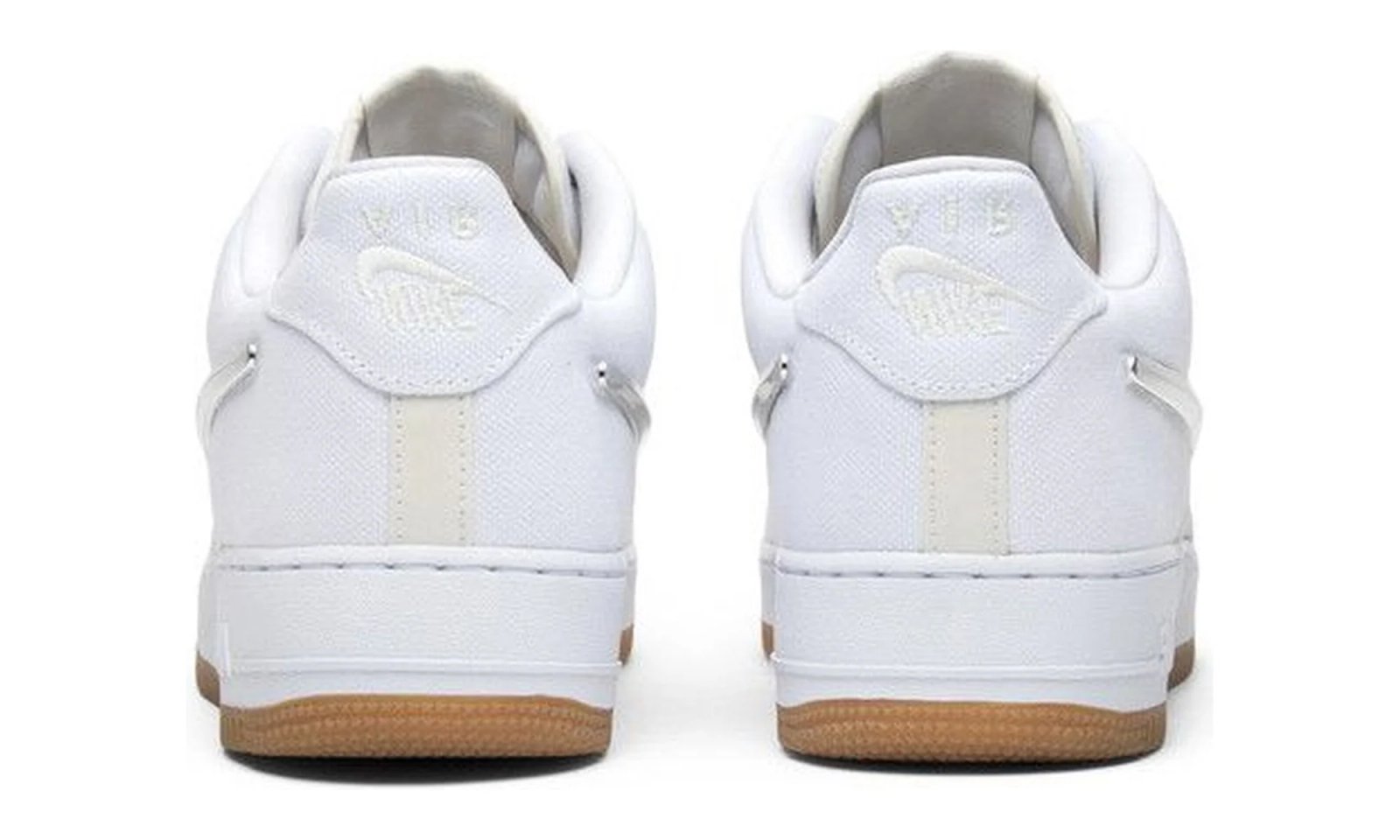 Travis Scott x Nike Air Force 1 Travis Scott White / White-White sneaker, foto 3